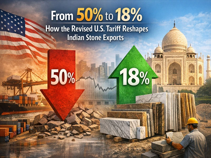 From 50% to 18%: How the Revised U.S. Tariff Reshapes Indian Stone Exports