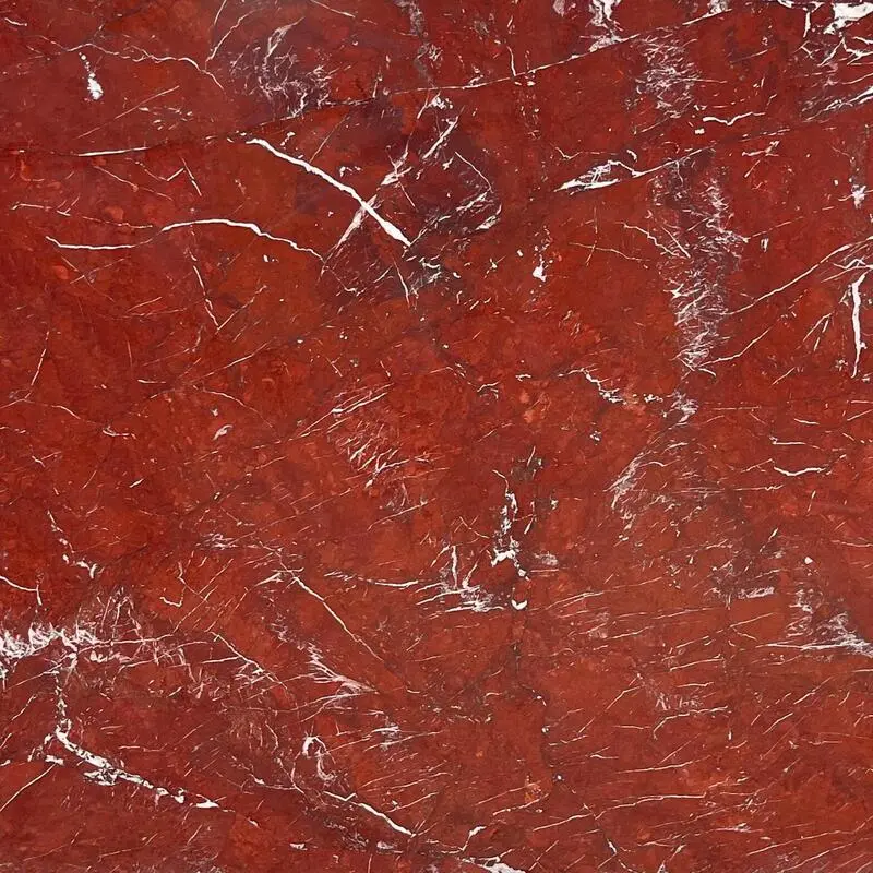 coral red quartzite slab closeup