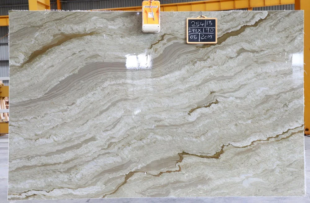 cream quartzite slab