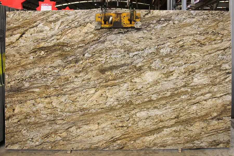 golden dunes granite polished slab