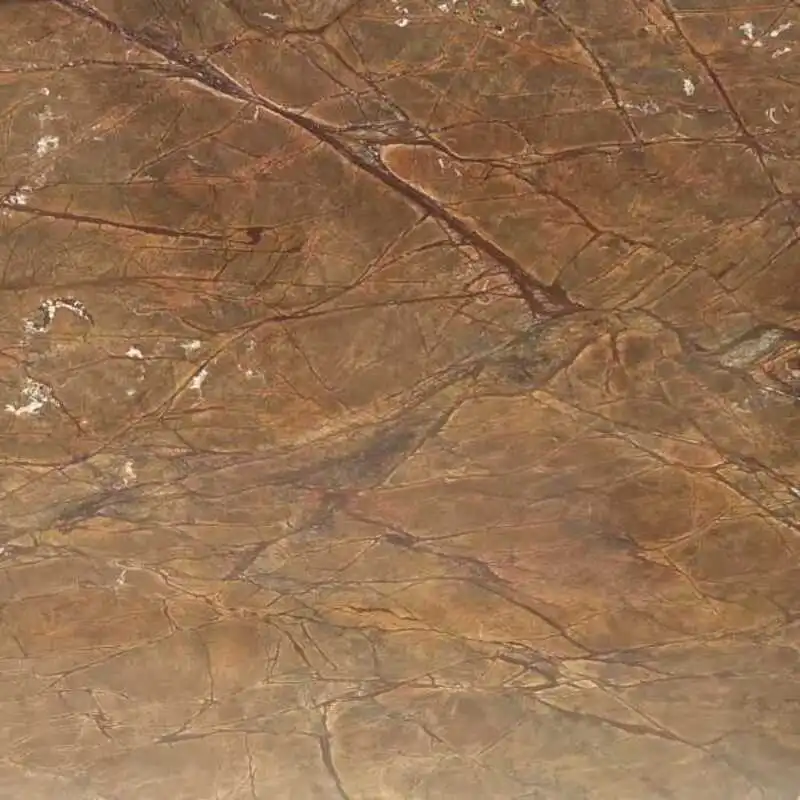 rainforest brown marble slab closeup