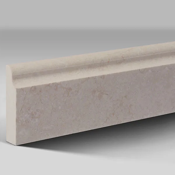 Beige marble skirting