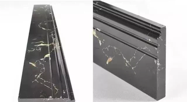 Black marble skirting