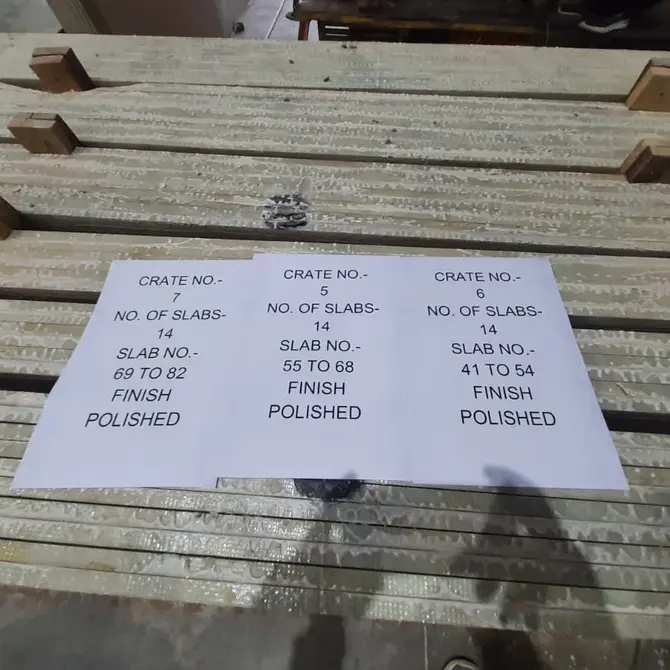 Marking and Labelling on Granite