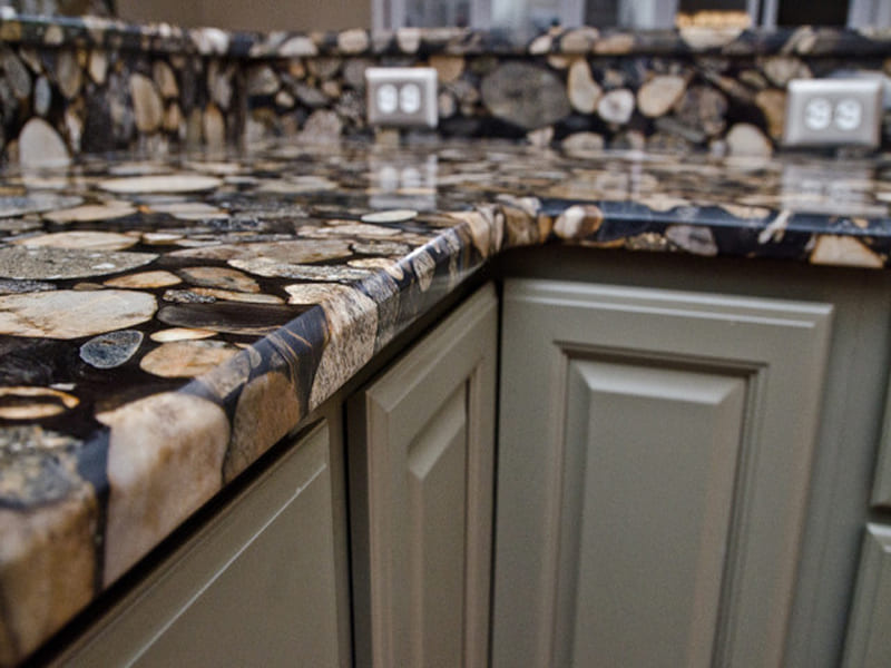 Black Marinace granite, Pebble-Black-Granite