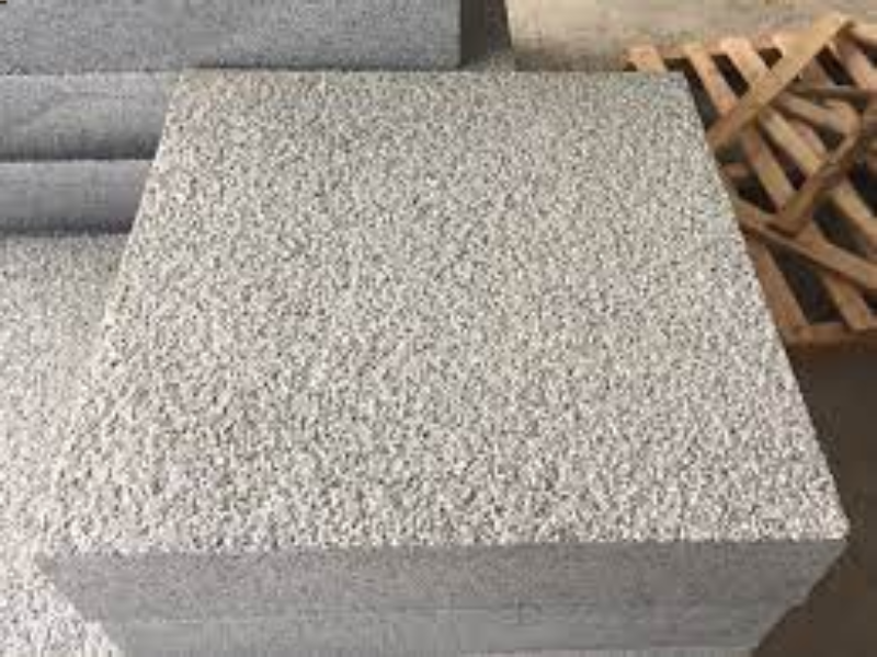 Bush Hammered granite finish
