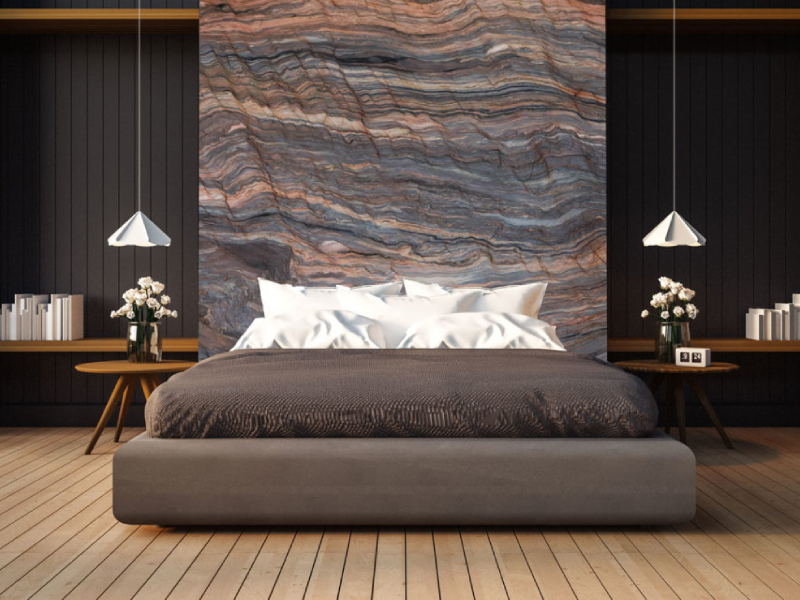 Granite Wall Bedroom