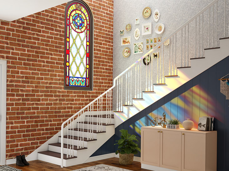 Granite-Wall-and-Stairs