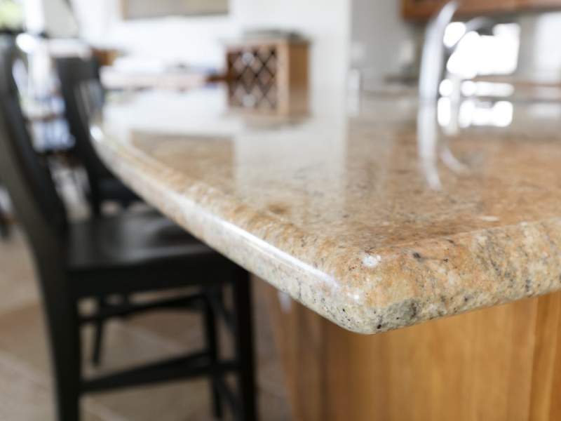 Granite countertop edge profile