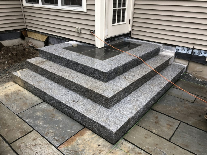Outdoor Granite outdoor steps