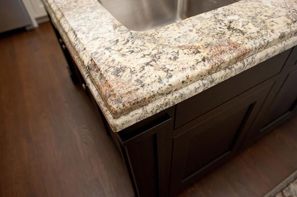 Granite countertop edge profile