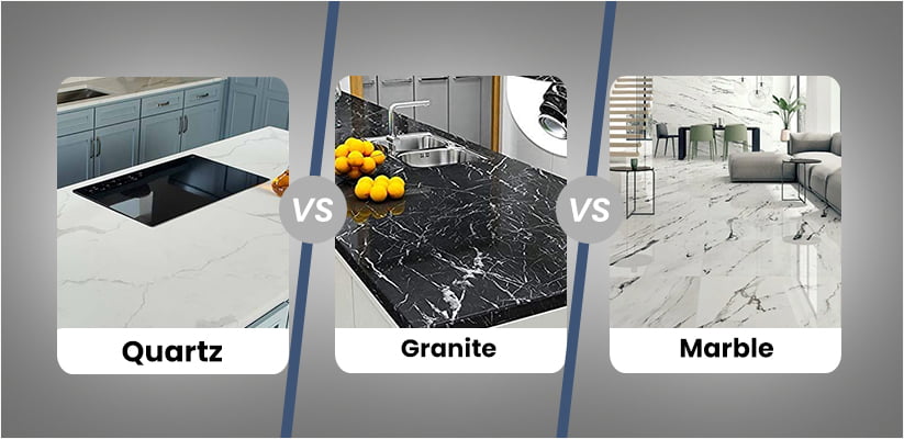 Building Stone: Granite vs Quartz vs Marble – How Is One Better Than Another?