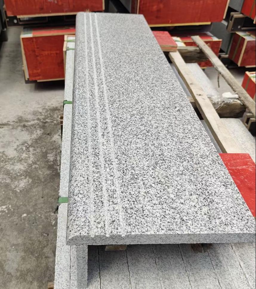 P White Granite Stairs